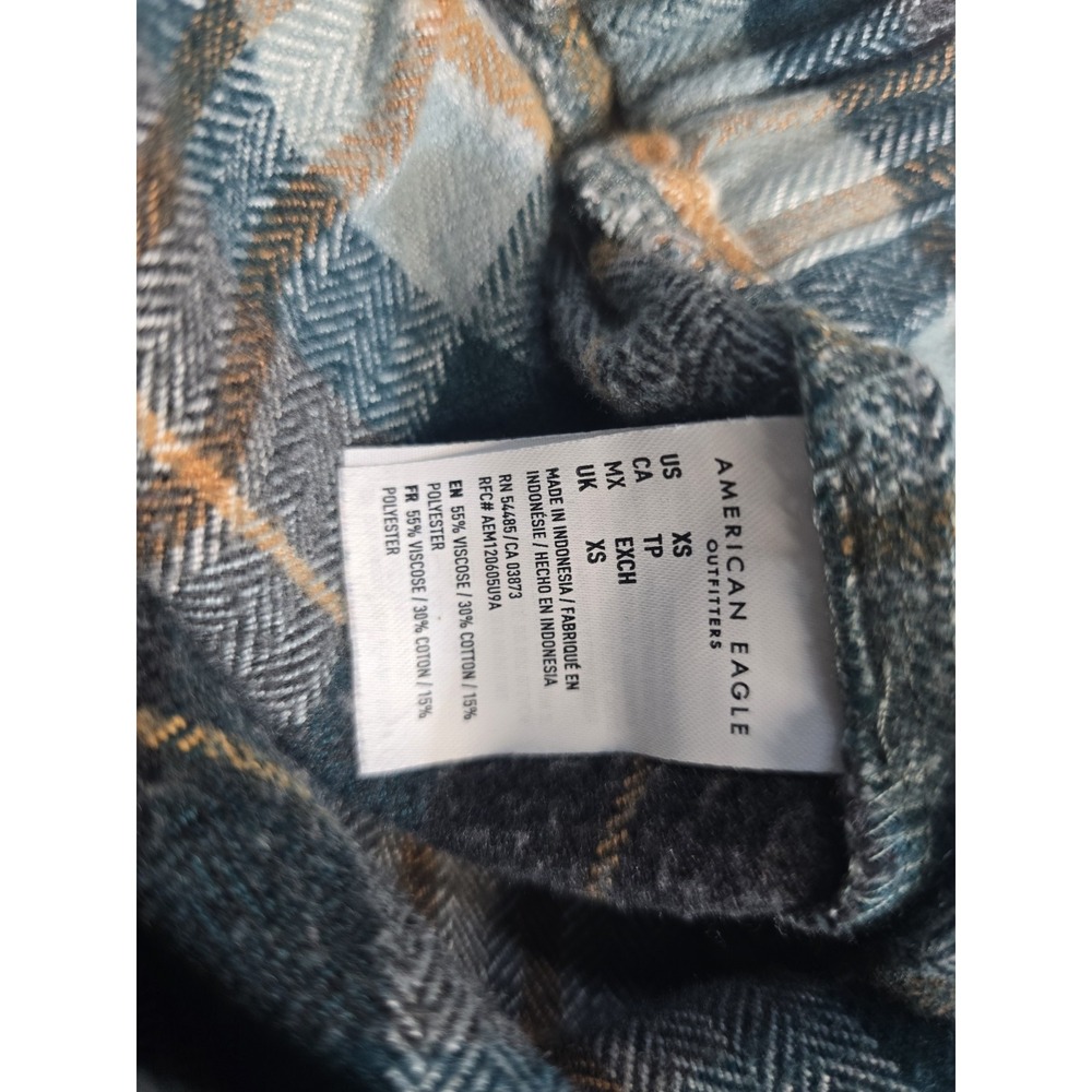American Eagle Flannel Elastic Waist Skirt Size XS - Picture 4 of 4